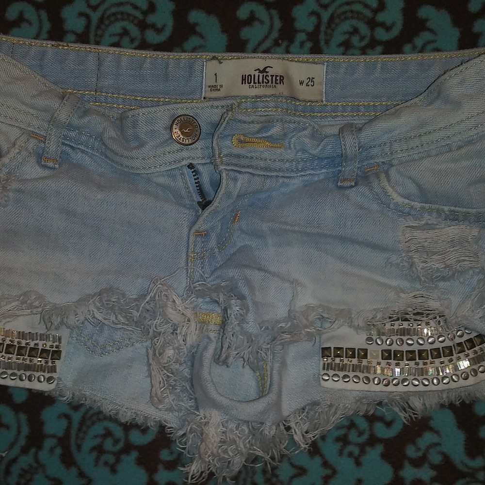 2 pairs of Holister Shorts size 1 and 3